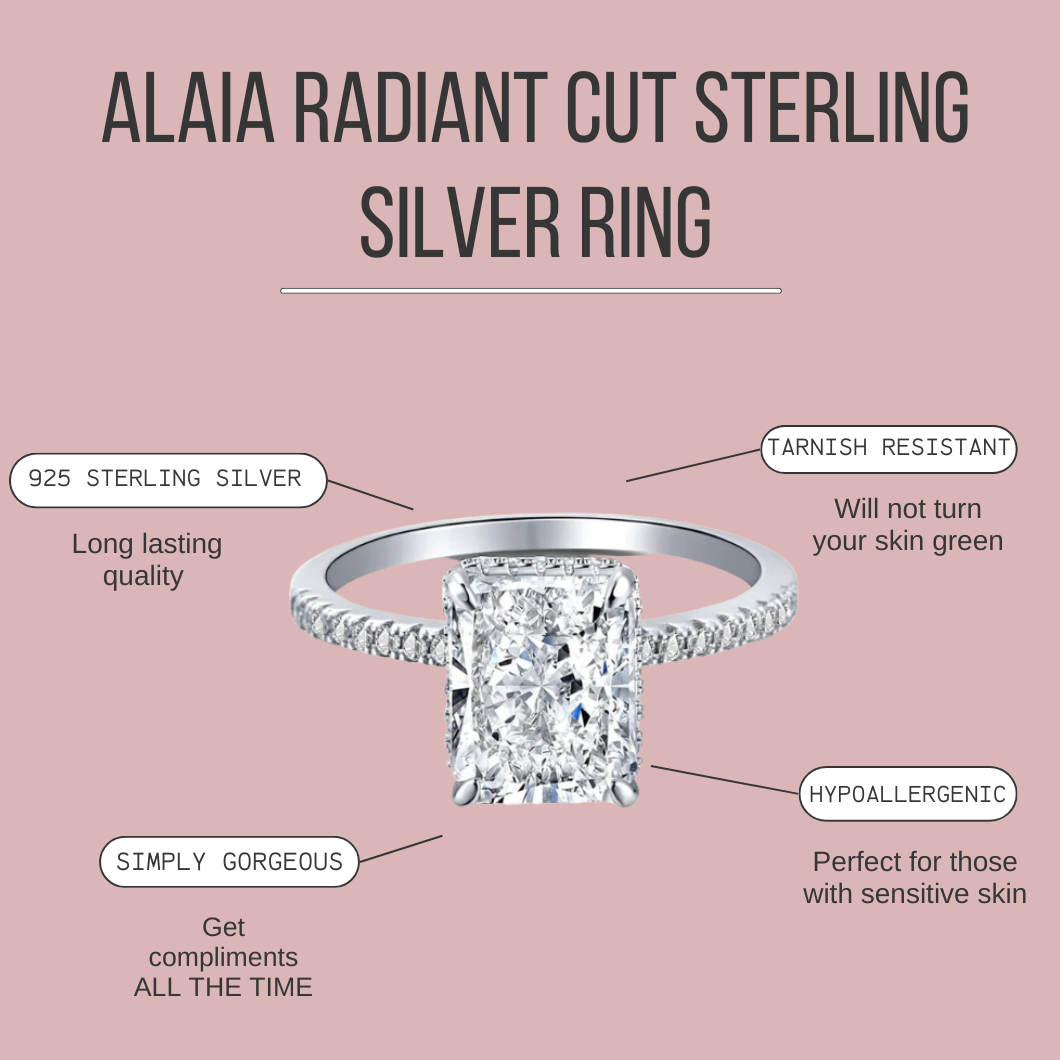 Affordable Alaia 4CT Radiant Cut Diamond Engagement Ring - Luxora London