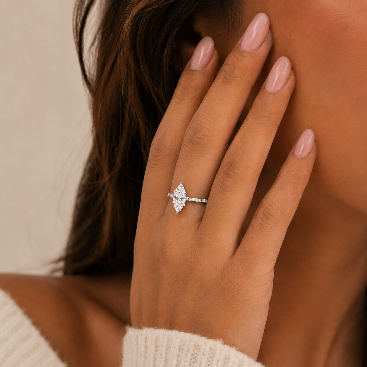 Celeste 1.5CT Marquise Cut Ring