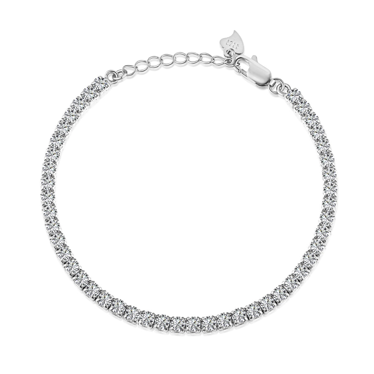 Zahra Sterling Silver Tennis Bracelet