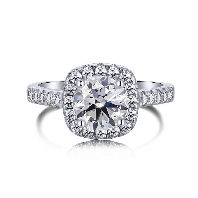 Emelia Cushion Cut Diamond Engagement Ring - Luxora London