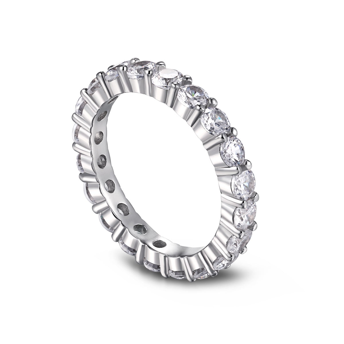 NOVA STERLING SILVER ETERNITY BAND