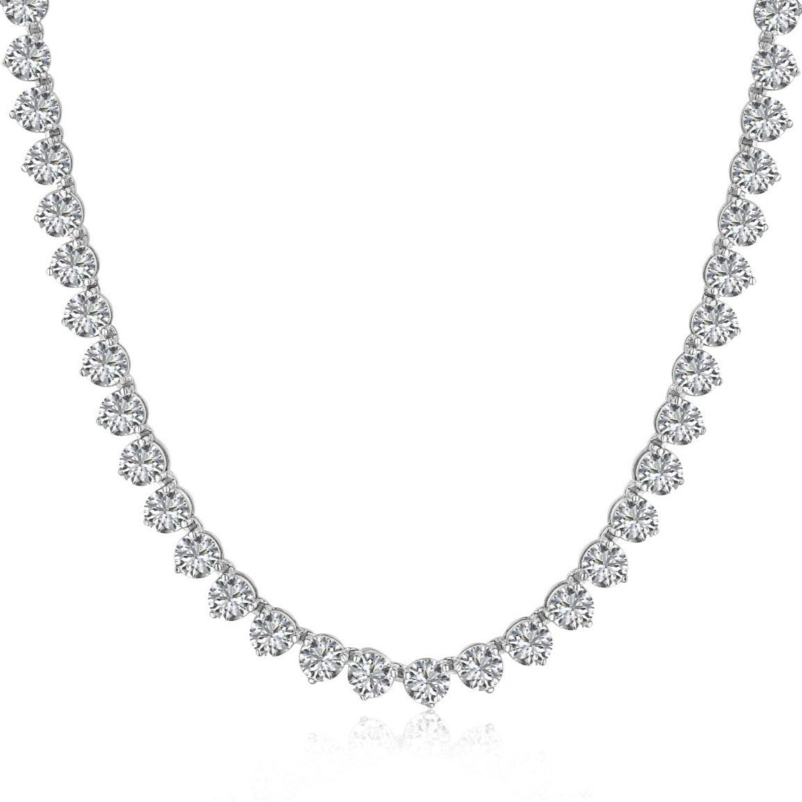 Ophelia Diamond Tennis Necklace - Luxora London