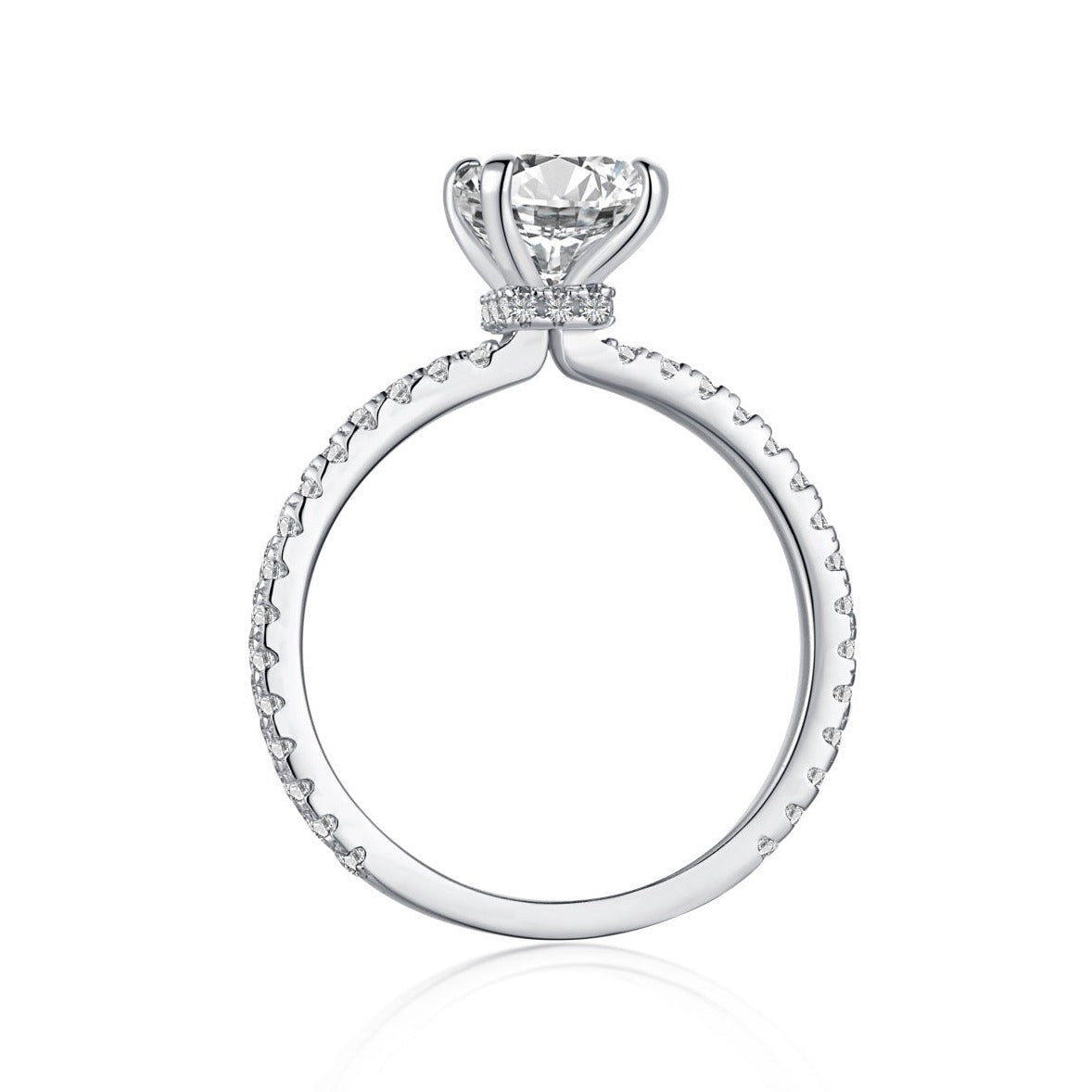 Mini Alaia Radiant Cut Diamond Engagement Ring - Luxora London