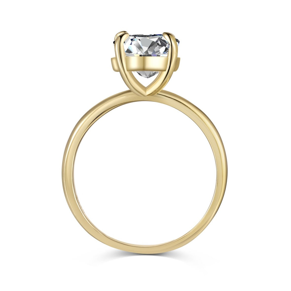 OCEANA SOLITAIRE OVAL CUT DIAMOND ENGAGEMENT RING - Luxora London