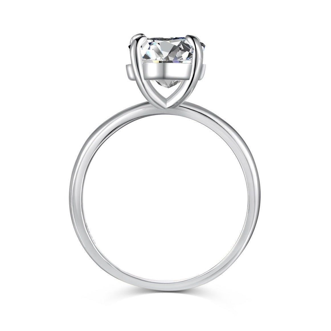 OCEANA SOLITAIRE OVAL CUT DIAMOND ENGAGEMENT RING - Luxora London